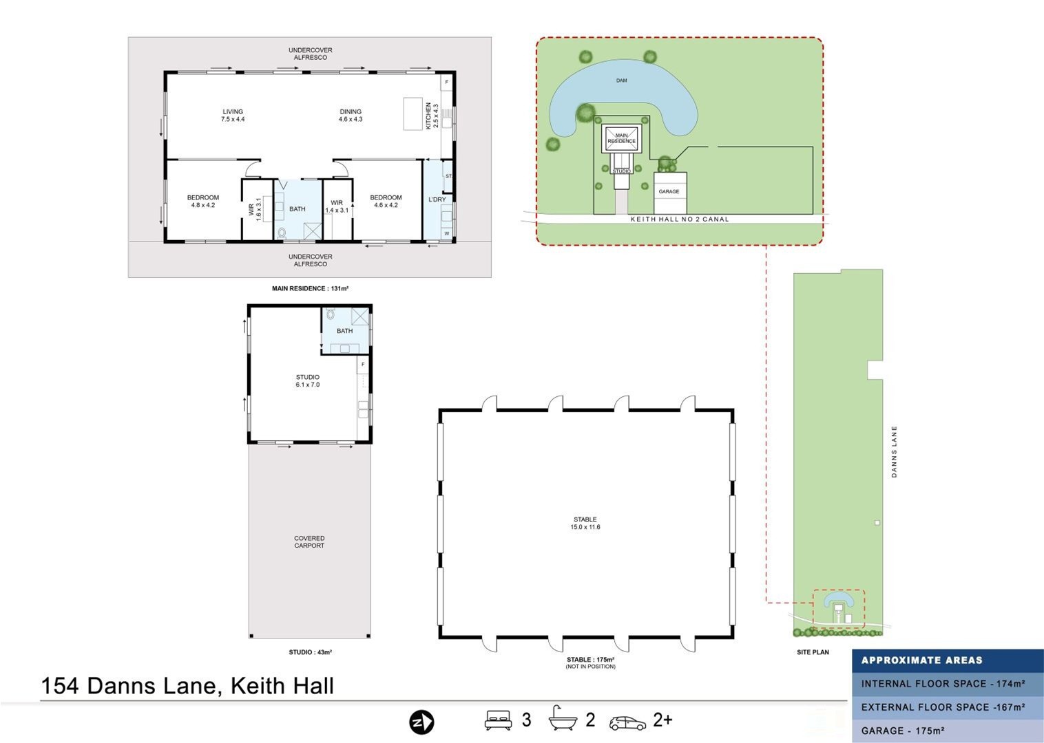 154 Danns Lane, Keith Hall For Sale by Farmbuy.com - floorplan 1