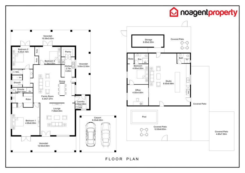 14 Brumby Road, Alice Springs For Sale by Farmbuy.com - floorplan 1