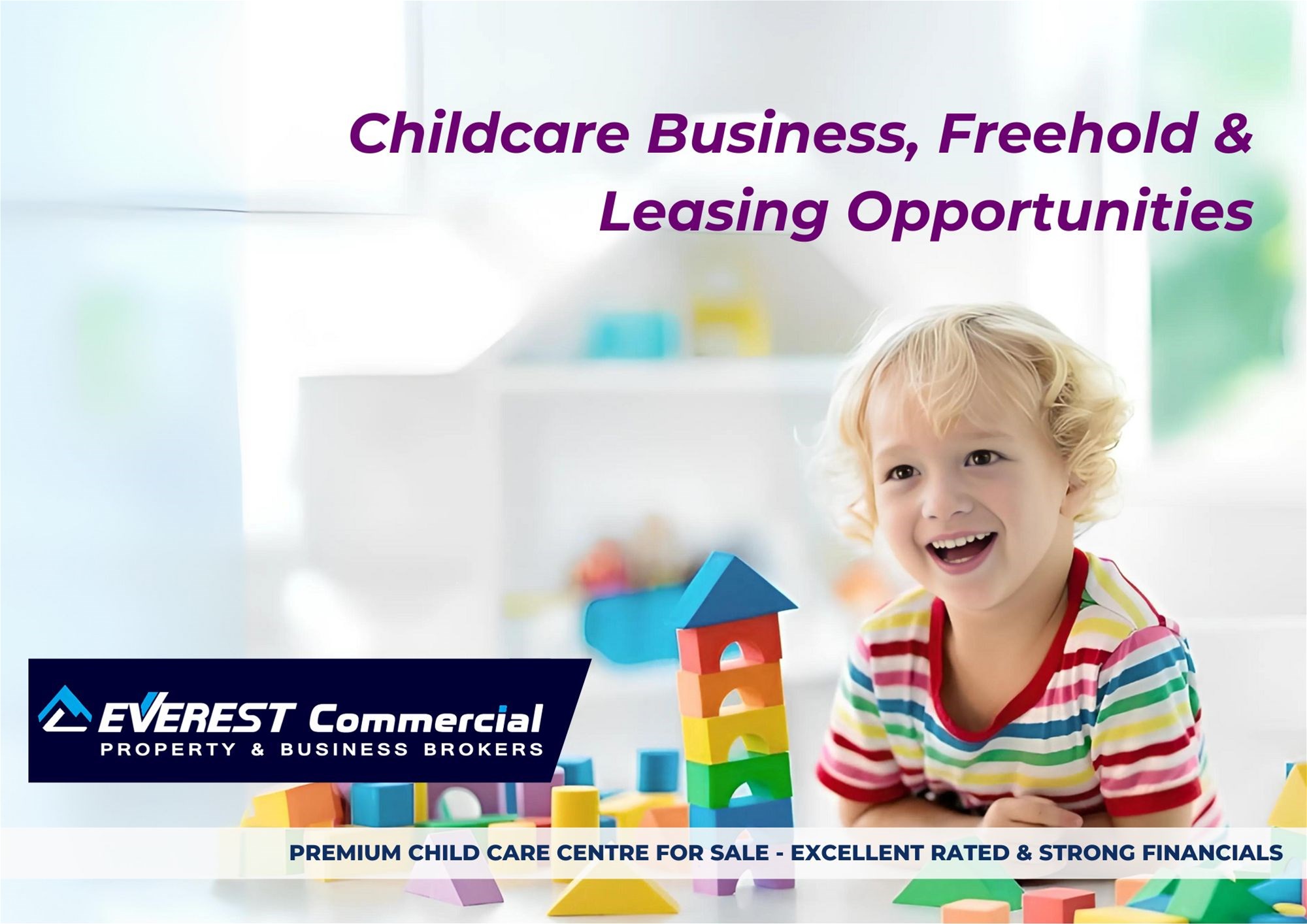 -- UNDER OFFER -- Premium Child Care Centre For sale - Excellent Rated & Strong Financials business listing