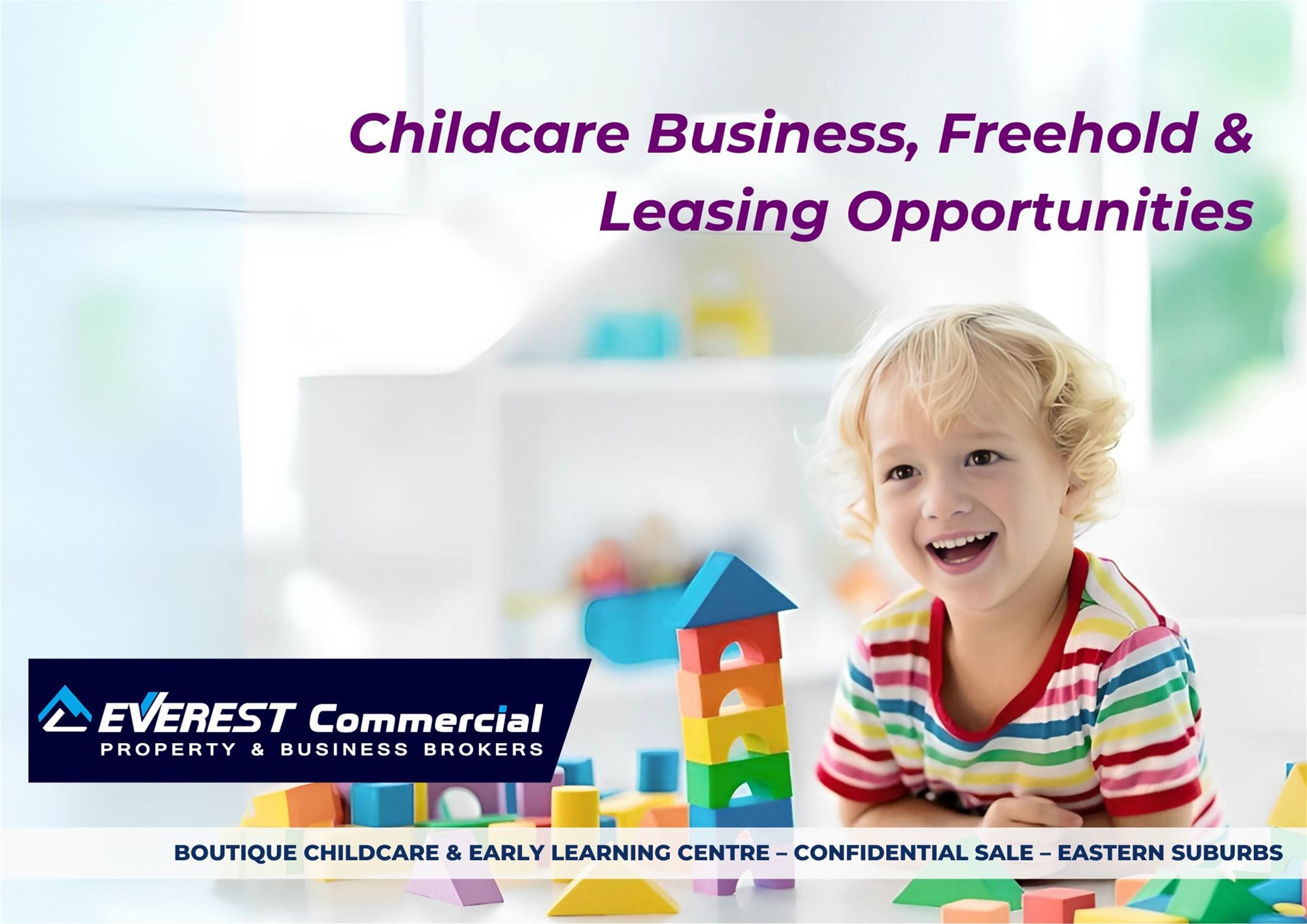 Boutique Childcare & Early Learning Centre – Confidential Sale – Eastern Suburbs business listing