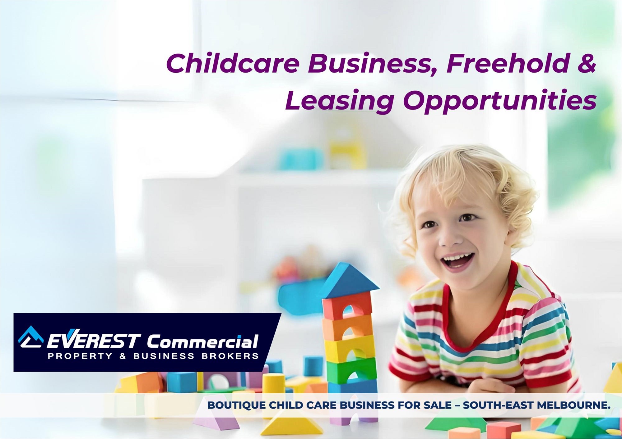-- UNDER OFFER -- Boutique Child Care Business for Sale – South-East Melbourne (under offer) business listing