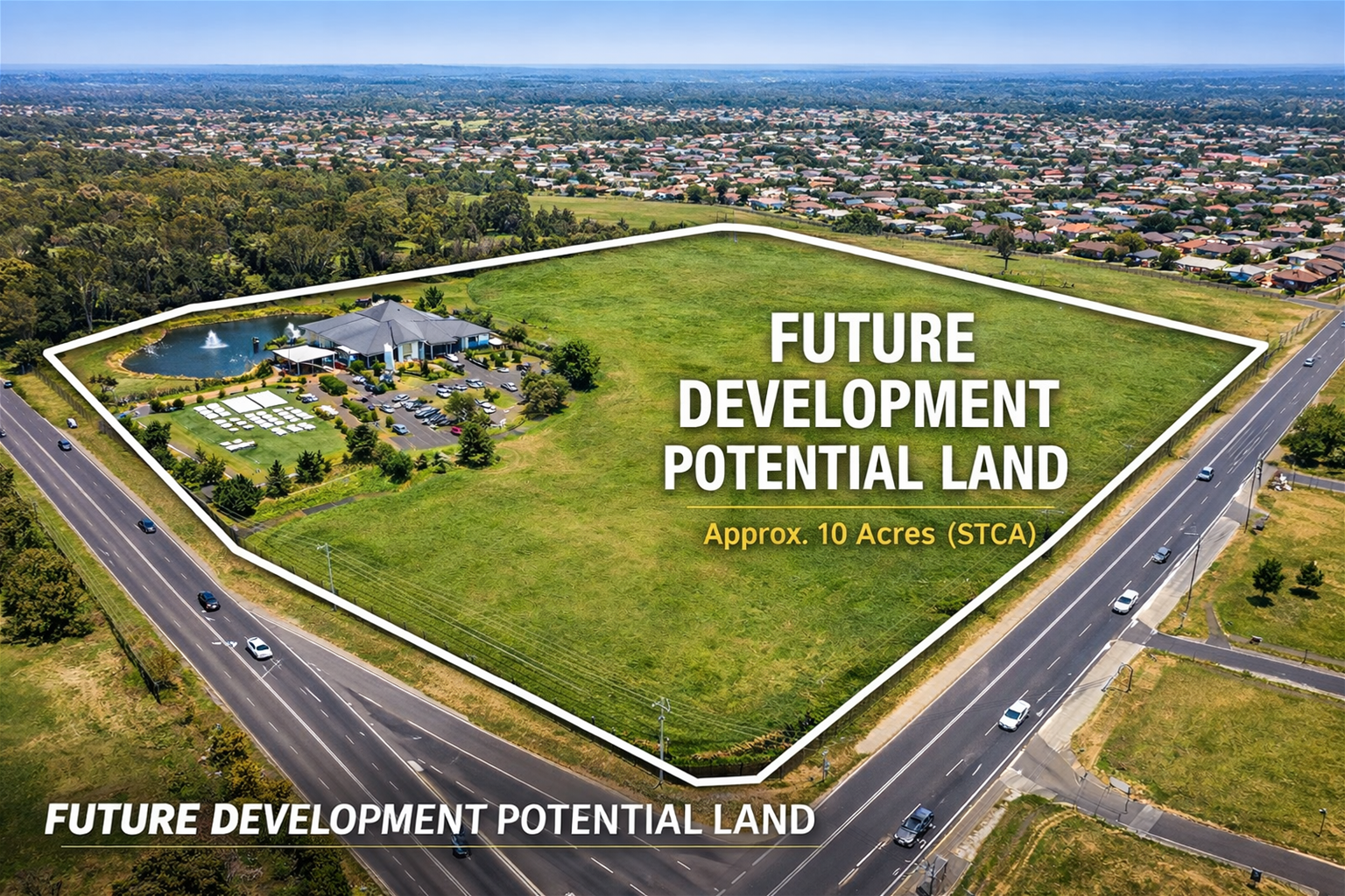 freehold Function Venue And Approved Hotel and Entertainment Development Land business listing