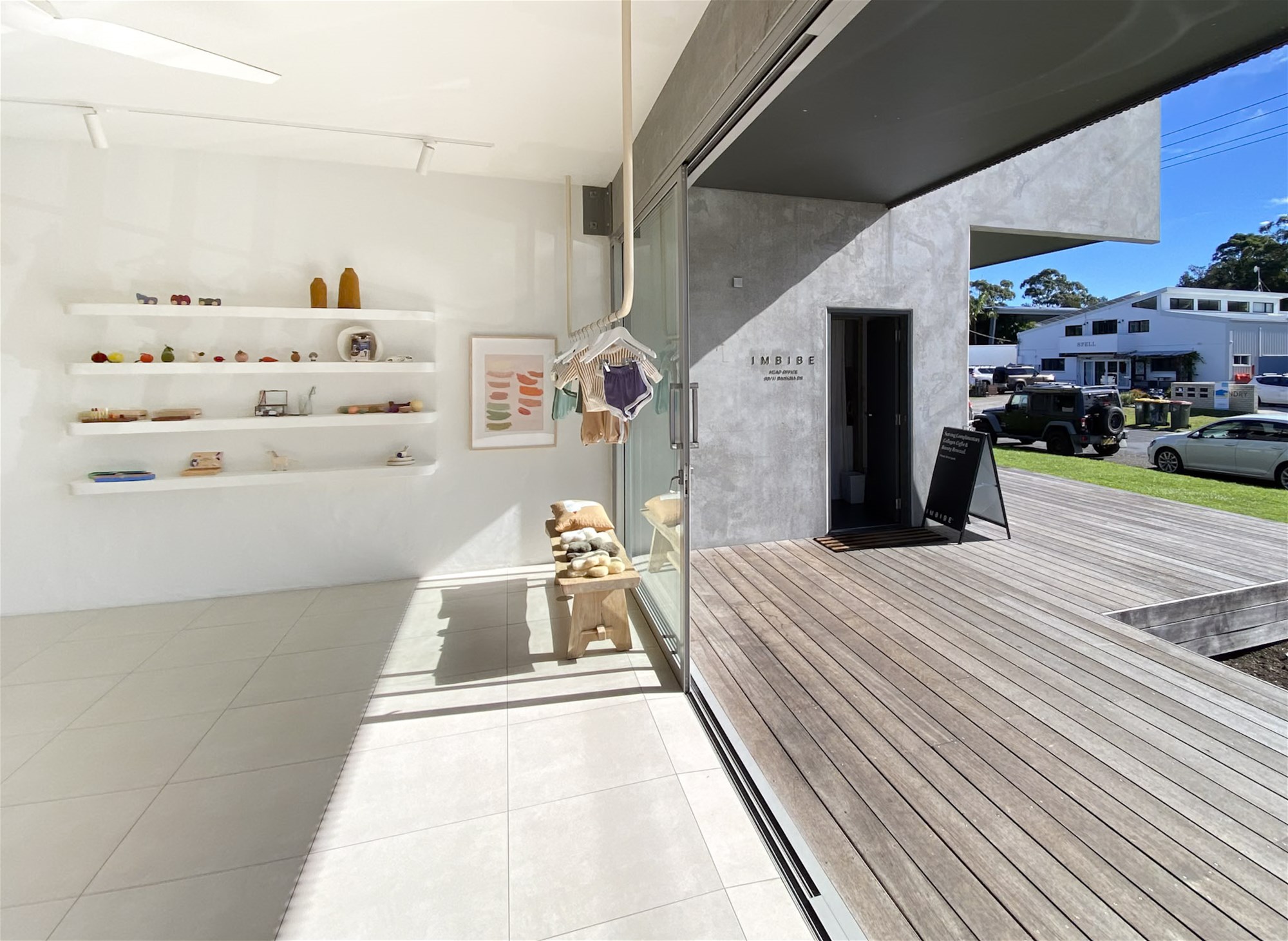Street front showroom