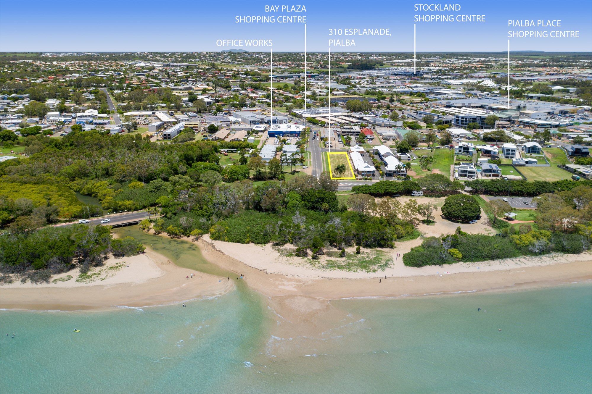 Hervey Bay CBD, Corner block, 4