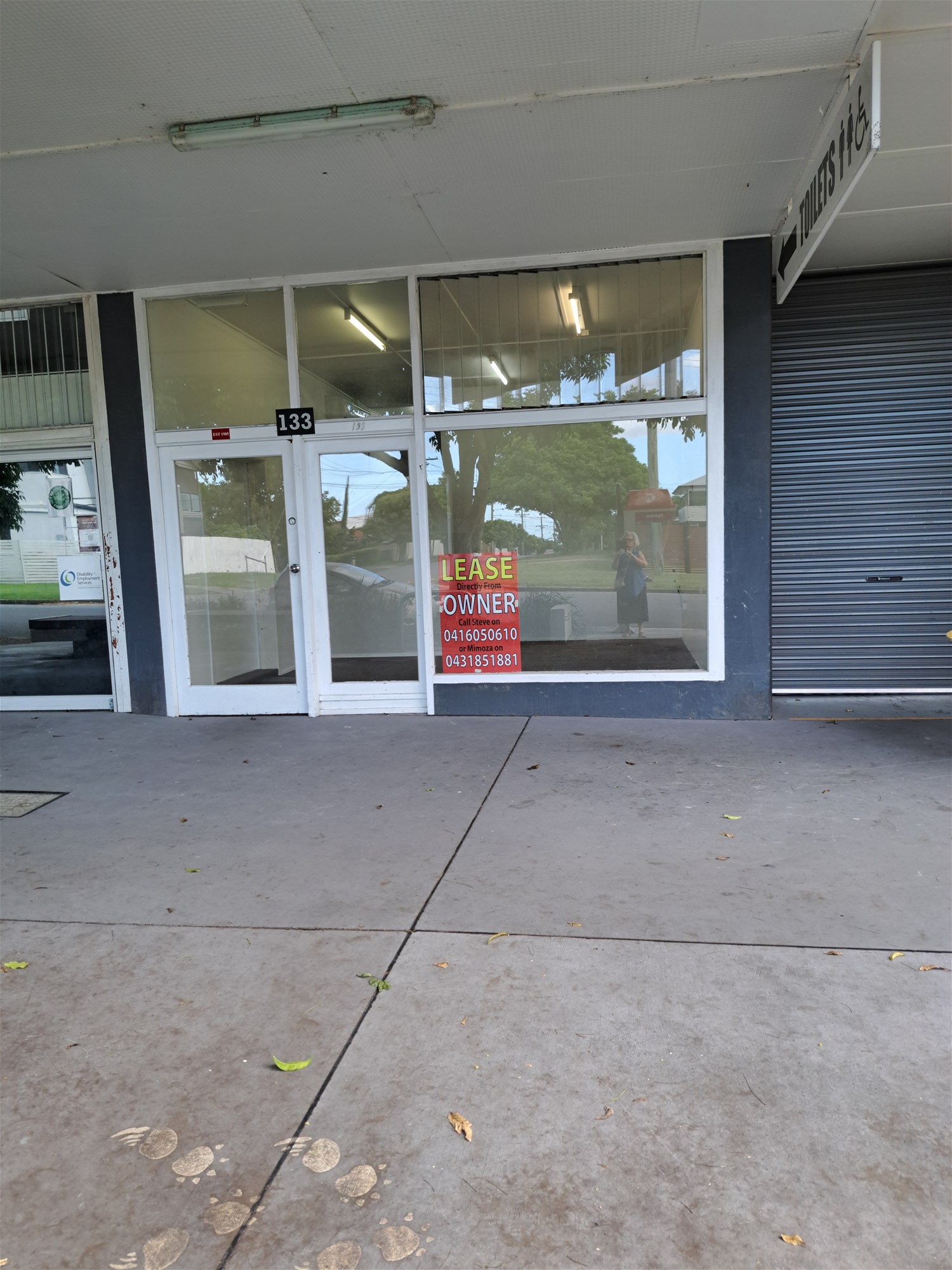 SHOP FOR LEASE @ 133 4