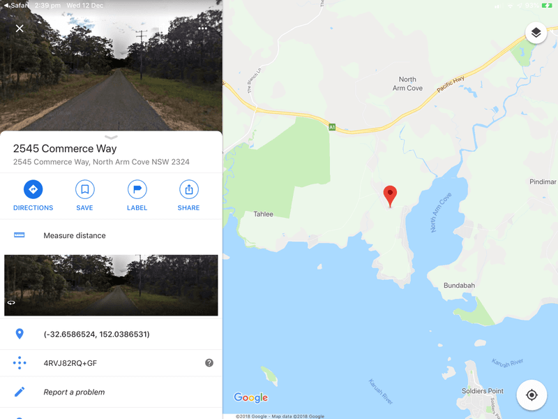Subdivided cheap land in North Arm Cove