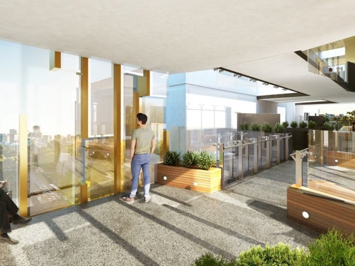 Views over parklands, eastern foot hills, and city views