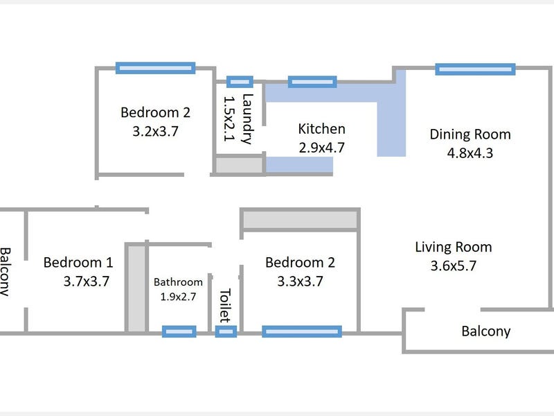 Enormous renovated 3-bedroom apartment at 10
