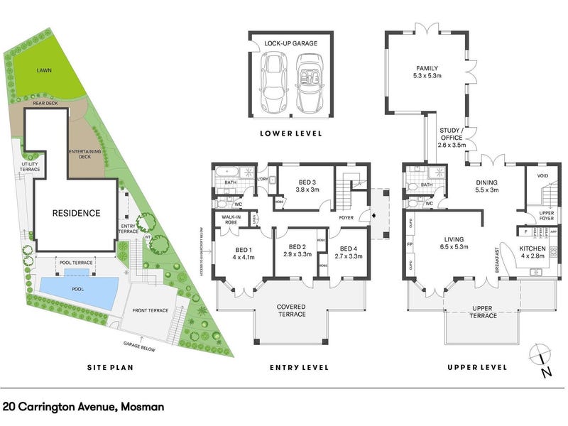 Elegant North Facing House With 9