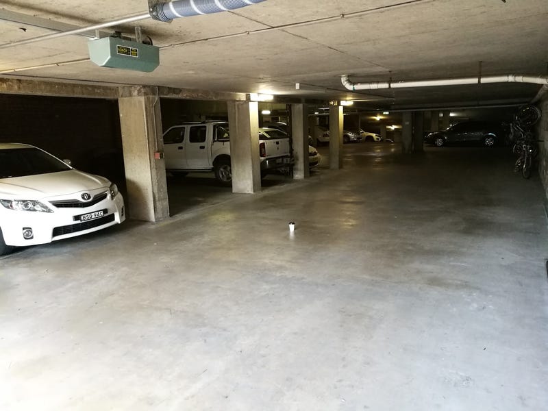 Secured car park space for 3