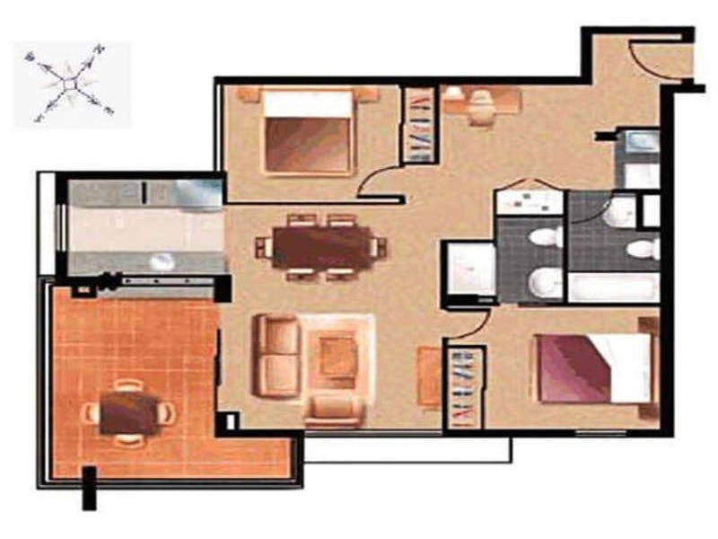 6th Floor apartment – 2 12