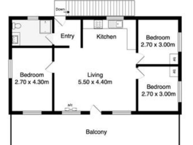 Top Floor Unit with Large 11