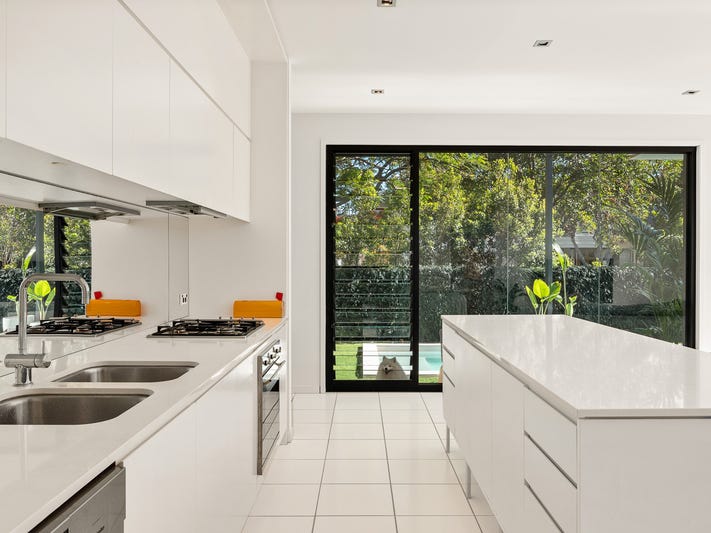 Light-filled modern home surrounded by 3