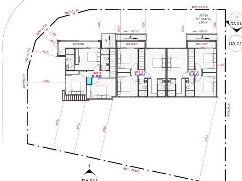 3 Townhouses development site in 2