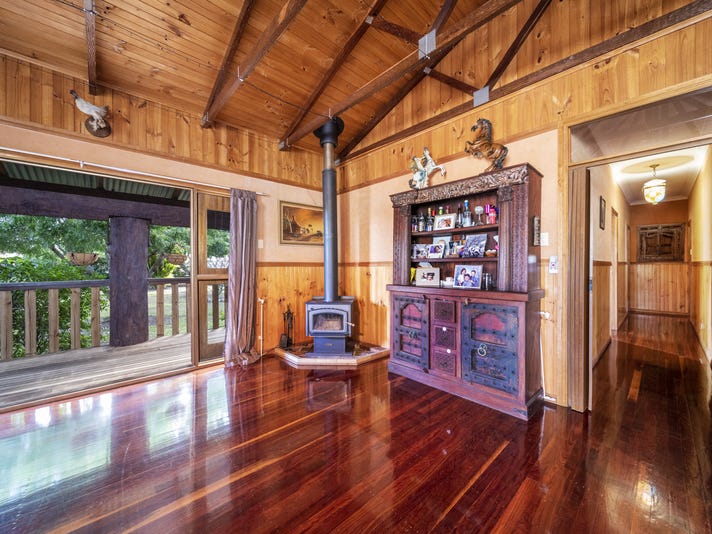 Rustic timber home on 1 7