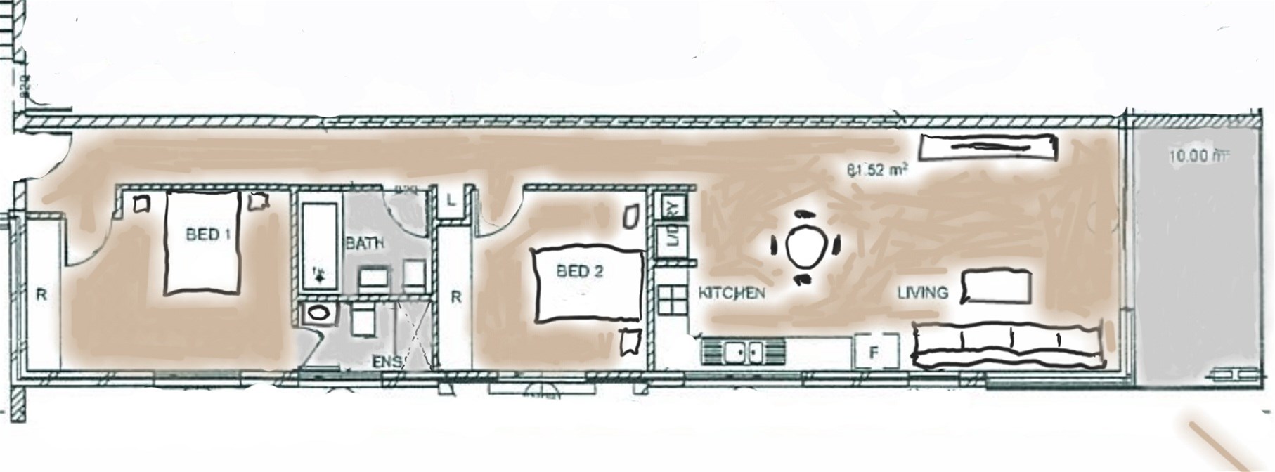 Close to station, with no 19