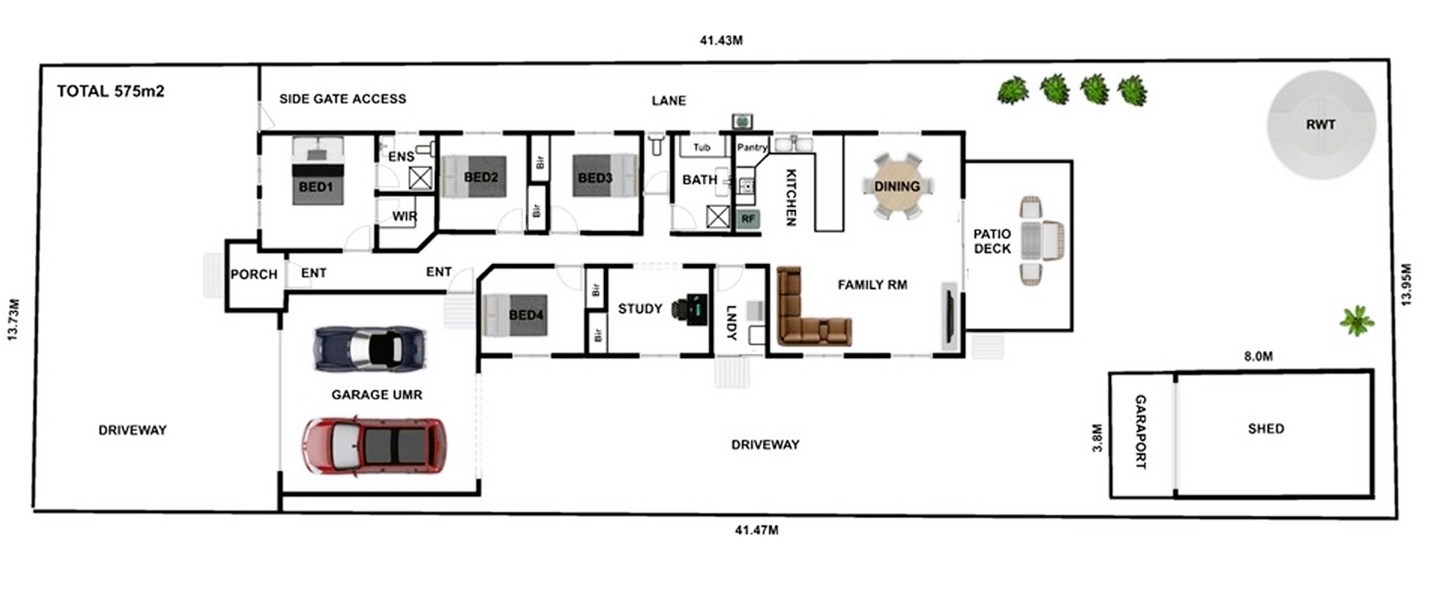 Family Home 4 Bed + 13
