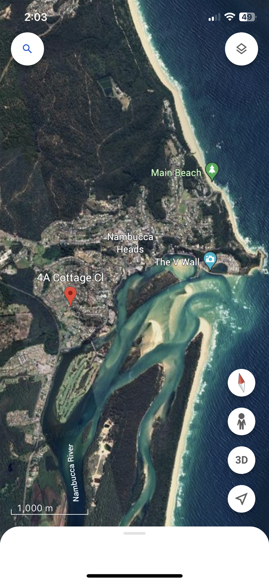 Elevated building block in beautiful 3