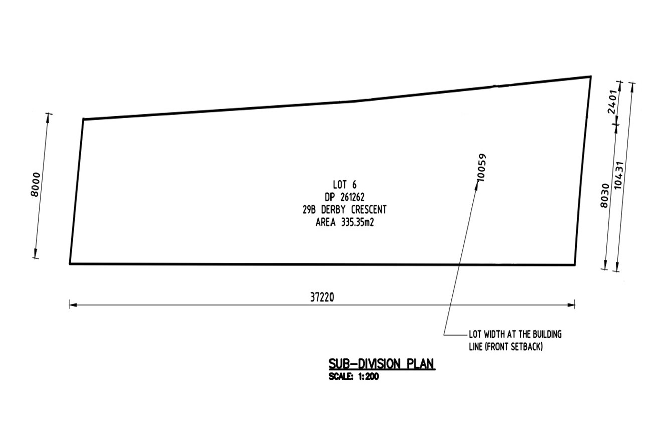 Attractive plot of land available on a peaceful street