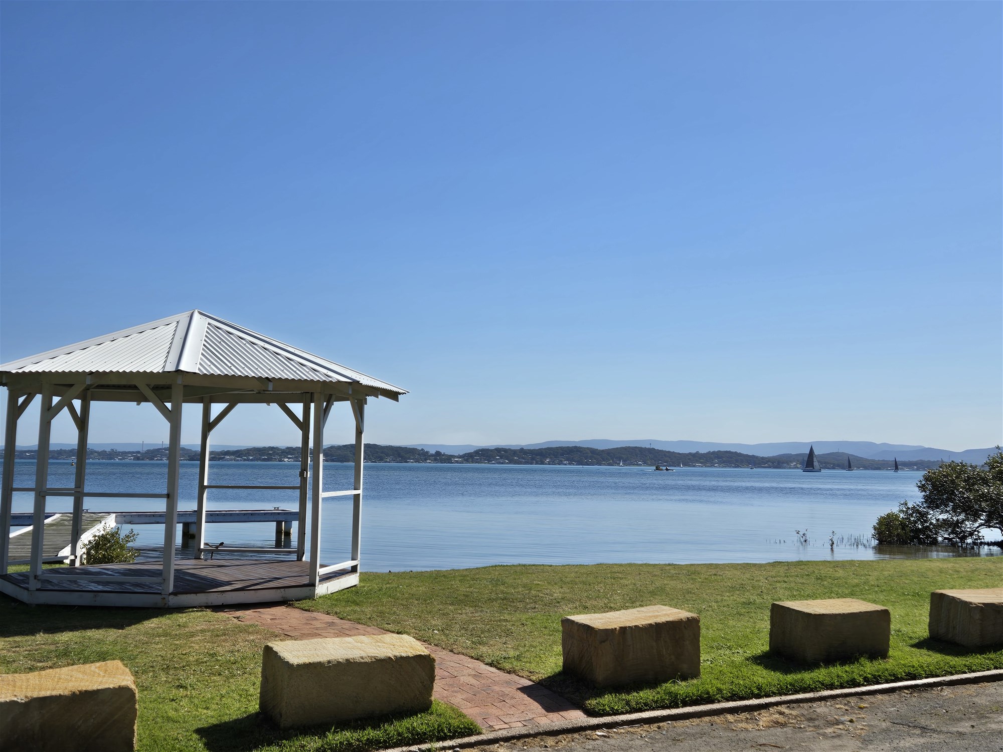 Sensational level lot opposite Lake 7