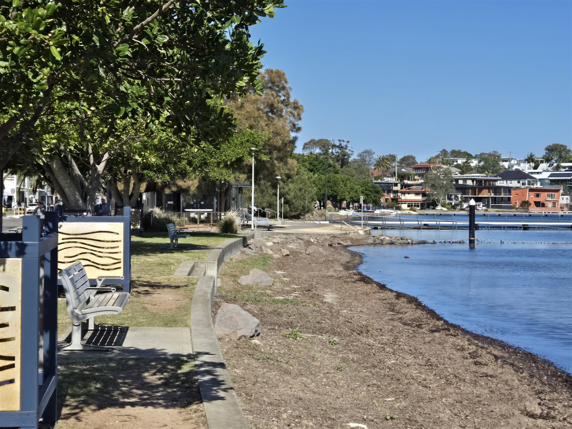 Sensational level lot opposite Lake 13