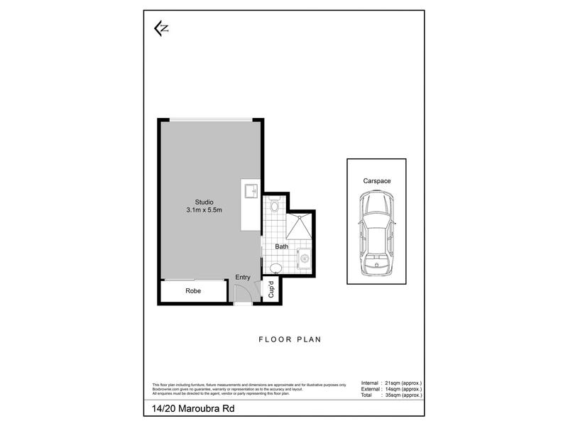 Furnished Studio + Parking 11