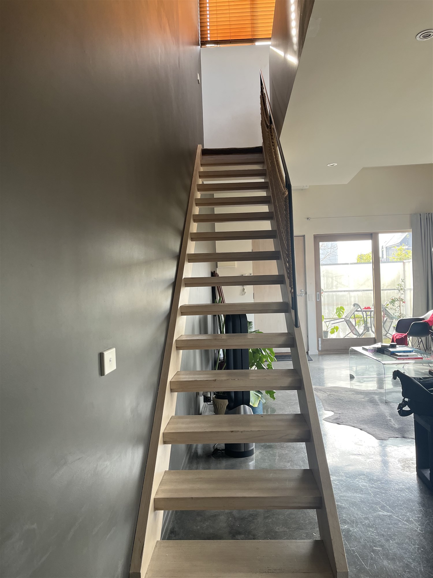 modern loft apartment with tree 22