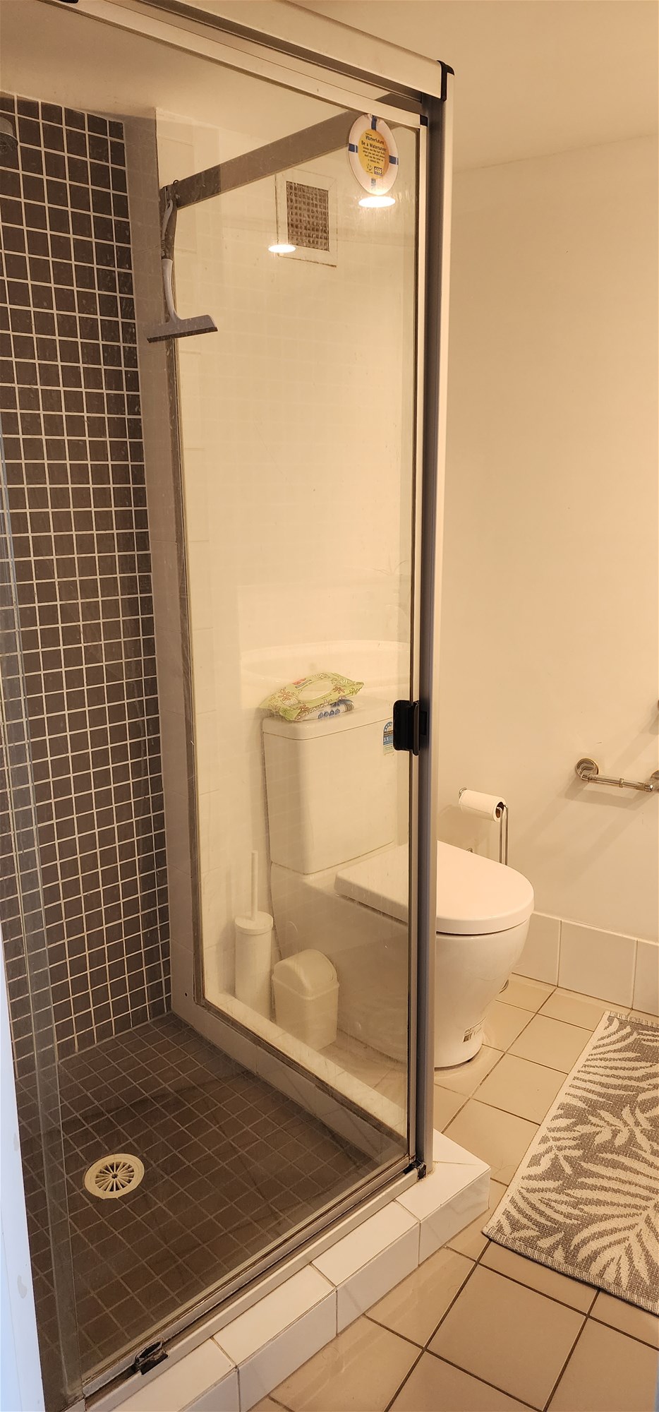 Level 5 lake and hinterland views. A quiet fully furnished studio with air conditioning, washing machine and free Wifi.